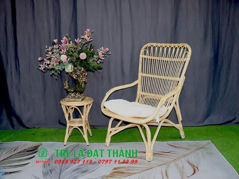 Bộ Bàn Ghế Mây Uống Trà - BBGMUT006